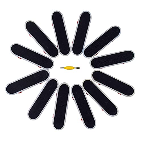 Moonzon 12Pcs Finger Toy Skateboards,Finger Scooter,Creative Fingertip Alloy Finger Sports Toys, Intellectual Toys, Novelty Toys Gifts #TOP6