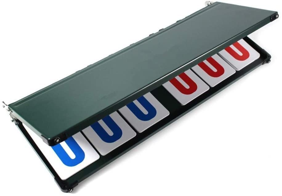 Marcador deportivo para baloncesto y tenis de mesa 6 dígitos verde 55x22.5cm miniatura 2