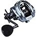 Sougayilang Baitcasting Fishing Reel High Speed Baitcaster with 9+1 Ball Bearings, Gear Ratio 8.0:1, Magnetic Brake System Power Handle Casting Reels - Left Handed - Gray