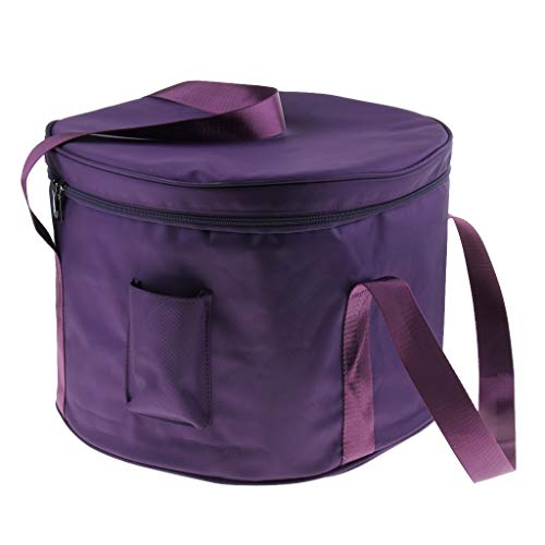 Sac de rangement pour bol chantant violet idéal pour transporter vos sessions yoga