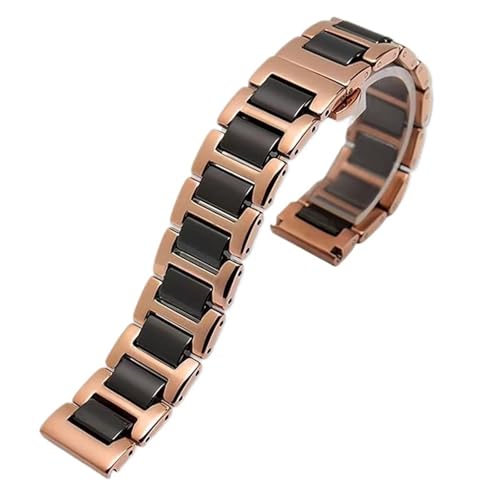 Bracelet en céramique et acier inoxydable à dégagement rapide pour montre