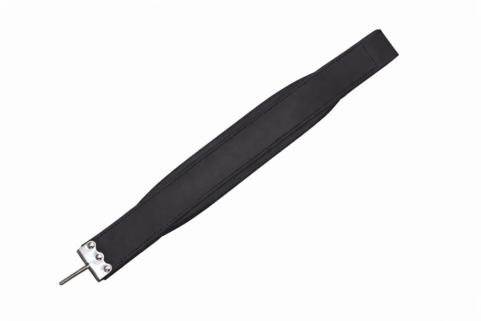 Generisch Akkordeon Bassriemen 32–72 Bässe – Modell 4855 in Schwarz – 48 cm langer Bassgurt aus Echtleder, gepolstert & verstellbar – ideal für kleine bis mittlere Akkordeons, robust & komfortabel