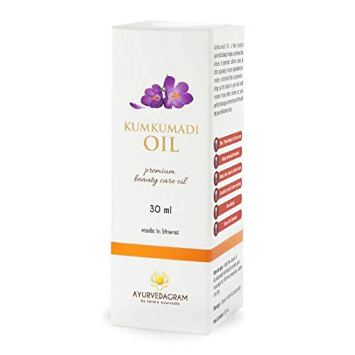 Kerala Ayurveda Kumkumadi Face Serum for All Skin Types (1 Fl Oz) | Saffron & Lotus Infused Brightening Serum | Reduces Wrinkles, Pigmentation & Dark Spots | Anti-Ageing Solution | Ideal for Gua Sha - Image 3