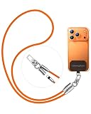 Picture of chubbycable 240W USB-C Lanyard Cable for iPhone 17 Series, Orange, 0.98FT