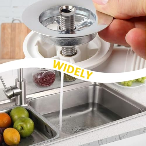 GZNB 2 Stück Silber M12 x 30 mm Hohlschraube Spüle, 304 Rostfreier Stahl Abflusssieb Schraube, für Ablaufgarnitur Spüle Abflusssieb Küchenspüle Schock Spüle Zubehör