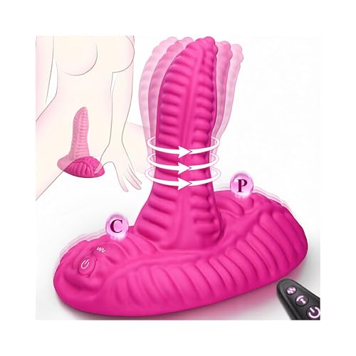 Riding Dildo Vibrator Womens Sex Toy - 360 Swing Dildos Sit-On Grinders for Women Remote Control Vibrators with 9 Swings Vibrations for G Spot Clit Stimulation Toendi Female Adult Sex Toys Games