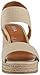 MIA Women's Brittni Wedge Sandal, Natural, 7.5