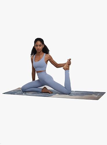 Miniatura 7 de Shakti Warrior Tapete de yoga plegable de goma natural para viajes, tapete antideslizante ecológico de alta calidad, ideal para yoga, pilates,