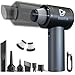 Handheld Car Vacuum cleaner & Air Blower Cordless – Mini Powerful 12000Pa Suction, Portable Small Hoover, HEPA, Accessories for Interior, PC, Home & Kitchen