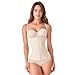 Ann Chery Women's Latex Classic Waist Cincher Semi Vest,32,Beige