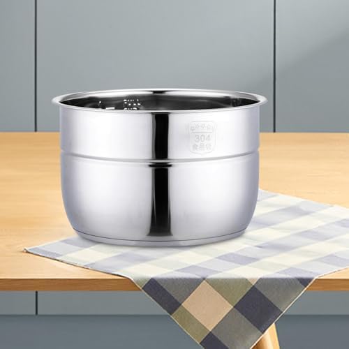 10L Stainless Steel Inner Pot for Electric Pressure Cookers, Durable Replacement Cookware, Compatible with Major Brands, Perfect for Family Meals & Easy Cooking