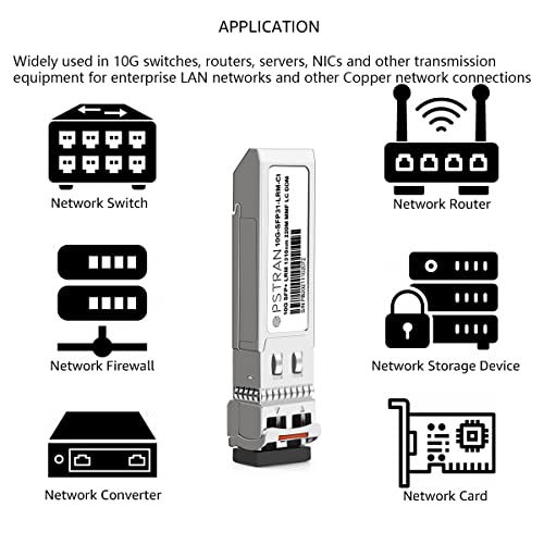 Image of 10GBASE-LRM SFP+ Optical Transceiver Module Compatible with Cisco SFP-10G-LRM 10G SFP+ 1310nm 220m DDM Duplex LC MMF