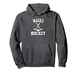 Vintage Maine Hockey Pullover Hoodie