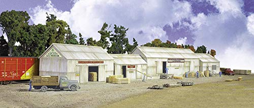 Walthers Cornerstone Clayton County Lumber HO maquette bâtiment train miniature