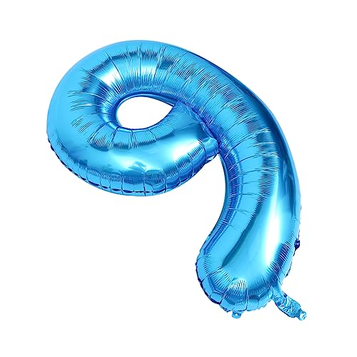 HEALSOPTHY 1pieza Globos Decorativos Inflables De Números Creativos Para Fiestas De Cumpleaños y Bodas Perfectos Para Decoración De Eventos y Celebraciones