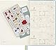 Moleskine 18 Monate Peanuts Charlie & Lucy Wochen Notizkalender 2025/2026, L/A5, 1 Wo = 1 Seite, fester Einband, Riffblau