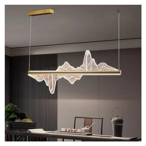 Lustre boule de verre suspendu avec éclairage LED blanc froid - 5