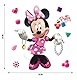 Disney Minnie Mouse Kinderzimmer Wandstickers, Wandtattoo mädchen deko von AG Design 30 x 30 cm | DKs 1084
