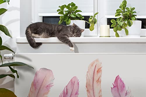 Cache-radiateur magnétique feuilles de printemps masquer radiateur abîmé solution rapide