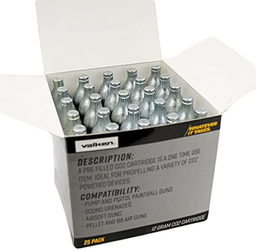 Miniatura 2 de Valken Cartucho de CO2 0.42 oz-25ct, Plata