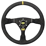 General: Volante OMP WRC semiplano para un mayor control durante la conduccion; este volante OMP incorpora interruptor del claxon; es un volante de competicion que se puede usar tambien para simuladores