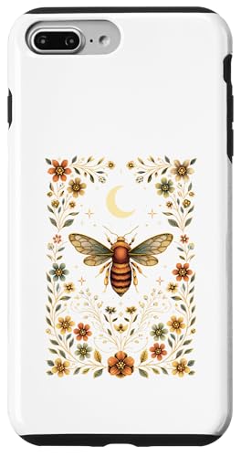 Boho Cottagecore �I �t���[���� �E�B�b�J �t�F�A���[�R�A �{�I�� �X�}�z�P�[�X iPhone 7 Plus/8 Plus �p