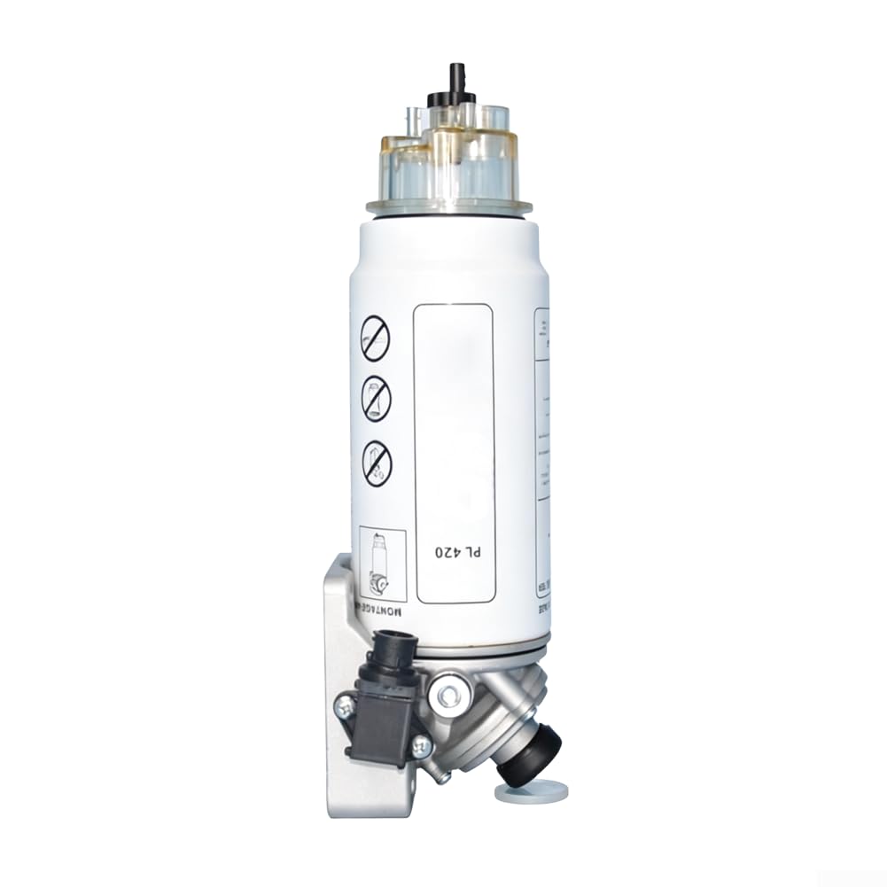 Filtro de combustible diesel con bomba y cartucho de calefacción, separador de agua para PL420, compatible con OEM 51125017260, para camiones y maquinaria de construcción