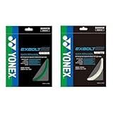 YONEX EXBOLT65 Badminton String Set of Two Choice of Colors (Green/White)