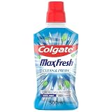 Colgate Max Fresh Clean & Fresh Mundwasser, frischer Minzgeschmack, 500 ml