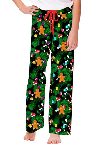 Image of Remimi Girl Boy Plaid Pants Drawstring Summer Casual Loose Bottoms 5-14 Years