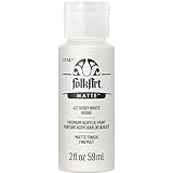 FolkArt Acrylic Paint in Assorted Colors (2 oz), 427, Ivory White
