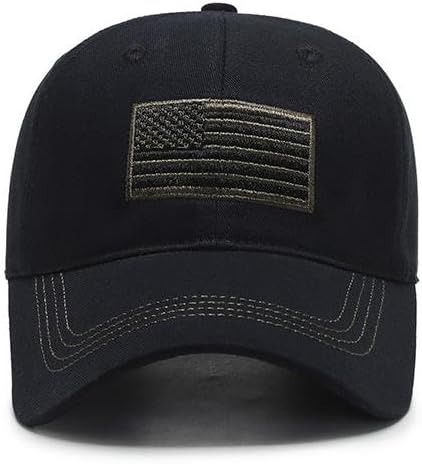 American Flag Baseball Cap for Men Women,Trucker hat Dad Hat, USA Flag Baseball Hat Adjustable Fit - for Casual Wear - Image 3