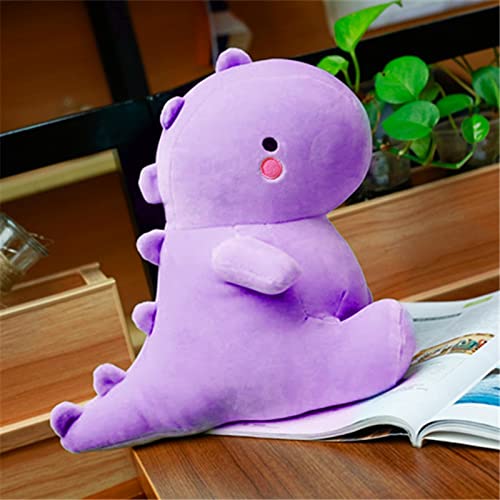 Vhyhcy Cute Dinosaur Plush Toys, Fat Dinosaur Stuffed Animals Toys Dolls, Soft Plush Stuffed Animal Dino Plushie, Birthday Gifts For Kids Girls Boys Purple 12 Inch #TOP1