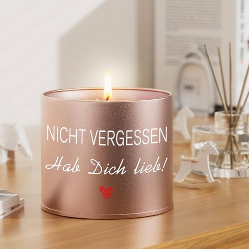TheGiffter Geschenk für Freundin,9oz Lavendel Duftkerzen Beste Freundin Geschenke Geburtstag Ich liebe Dich Geburtstag Weihnachten Geschenk für Frauen Beste Freundin Mama Schwester Partner Ehefrau