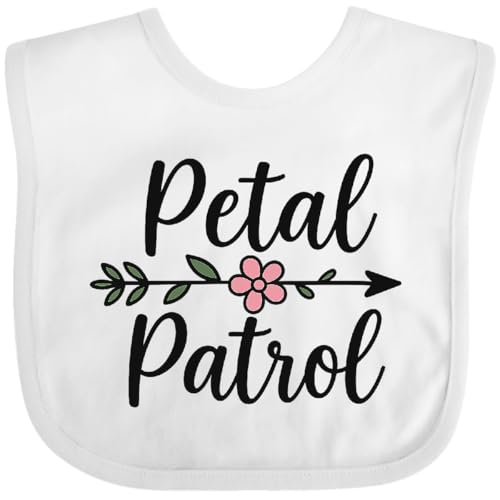 inktastic Petal Patrol Flower Arrow Wedding Theme Baby Bib