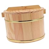 Sushi-oke-schüssel: wählen sie hochwertiges material, sicher und gesund für den dauerhaften gebrauch, reis-servierschüssel