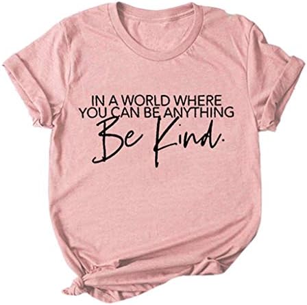 Be Kind Tshirt Wome Long Sleeve T-Shirt Funny Juniors Teen Girls Cute Bee Graphic Tees Casual Tops Blue