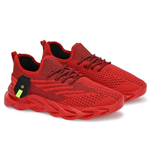 Image of Cruiser Sneaker for Men | Lightweight & Stylish | Breathable Mesh Lace-Up Shoes | Casual Wear, Gym, & Street Style (2644)