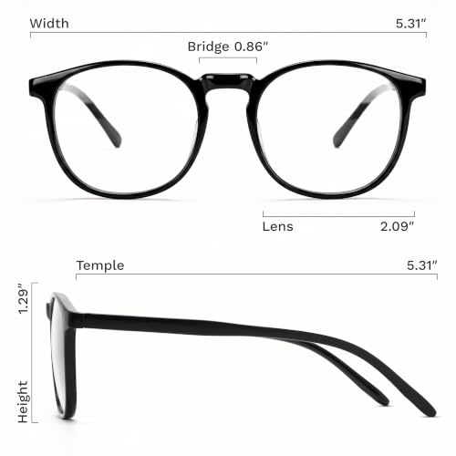 IBOANN Blue Light Blocking Glasses for Women - 3 Pack