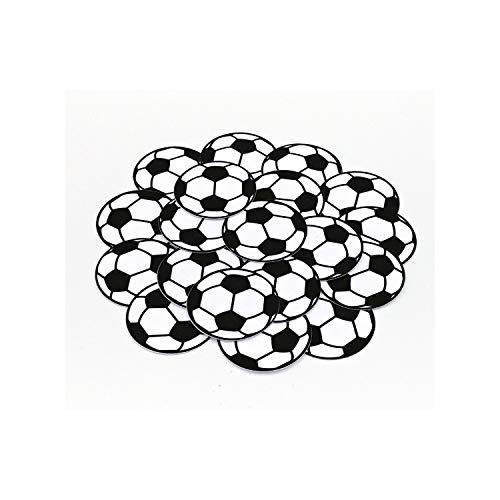Generic - Confettis ballon de foot, confettis de table, de fête, anniversaire, scrapbooking, 100 confettis papier