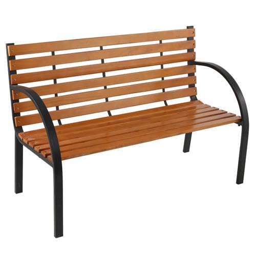 GODECOR 48' Outdoor Garden Bench, Patio Furniture Outdoor Chair with Hardwood Slats and...