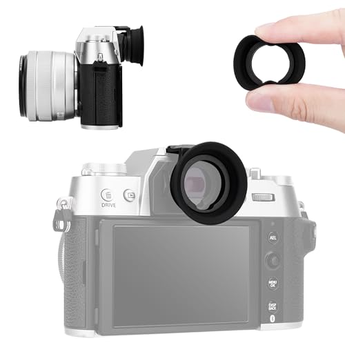 KIWIFOTOS XT50 - Ocular de cámara para visor FUJI X-T50, accesorio protector de visor extendido de silicona suave