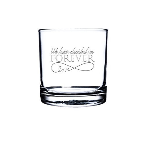 Etched Scotch Glass,Personalized Rocks Glass, Custom Whiskey Glass, Engraved Bourbon Glass, Love Quote scotch Glasses, Customized Snifter Glass
