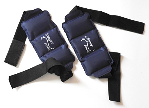 2 Poches De Gel Chaud Froid Avec Ceintures De Maintien - 350g - 24x12cm - Enveloppe Robuste En Nylon