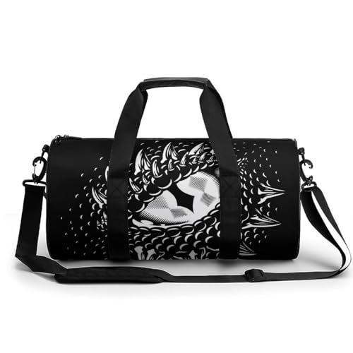 Duffel bag yeux de dragon sac de sport compact pour vos voyages