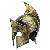 KESYOO Golden Medieval Helmet Adult Kids Viking Warrior Horns Plastic Hat Medieval Armor Costume...