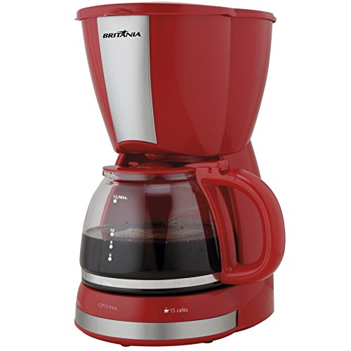 Cafeteira, CP15, 15 xicaras, Vermelho, 220V, Britânia