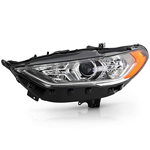 ACANII - For [Halogen w/o Factory LED DRL Model] 2017-2020 Ford Fusion Projector Headlight Headlamp Left Driver Side