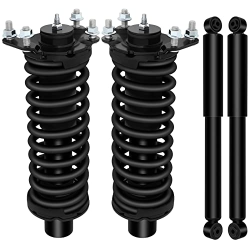 ECCPP Complete Struts Front and Rear Pair Strut Spring