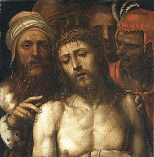 Peinture à l'huile Christ Presented to The People de style musée et finitions haut de gamme